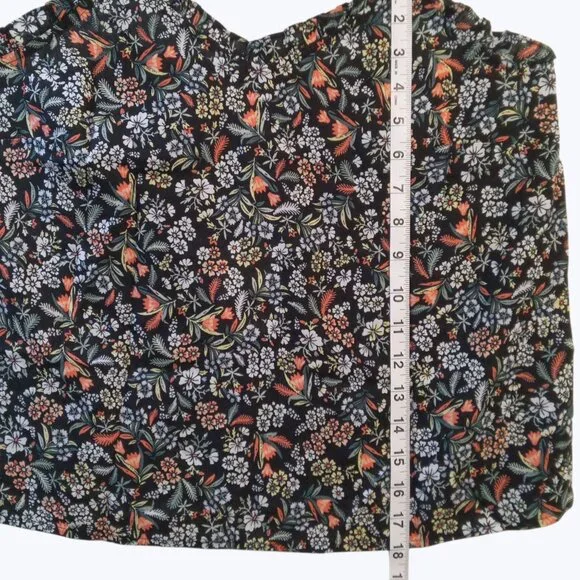 a.n.a Womens Floral Ruffle Trim Cami Size M - Picture 3 of 7